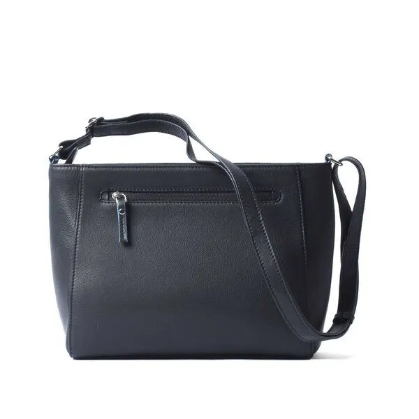 Vargu Vargu Leder-Umhängetasche Sandrin 1, Black, – Produktbild 4 von 4