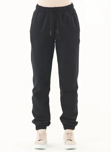ORGANICATION ORGANICATION ESSENTIALS-PERRIE- Soft Touch Sweathose aus Bio-Baumwolle, Schwarz(black), – Produktbild 1 von 3