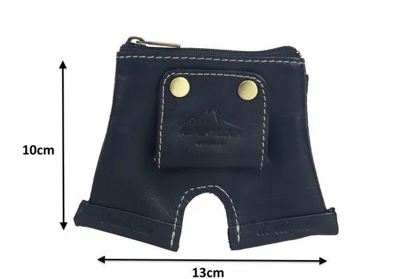 Alpenleder Alpenleder Geldbörse WIESNBUX Lederhose, Schwarz, – Produktbild 1 von 3