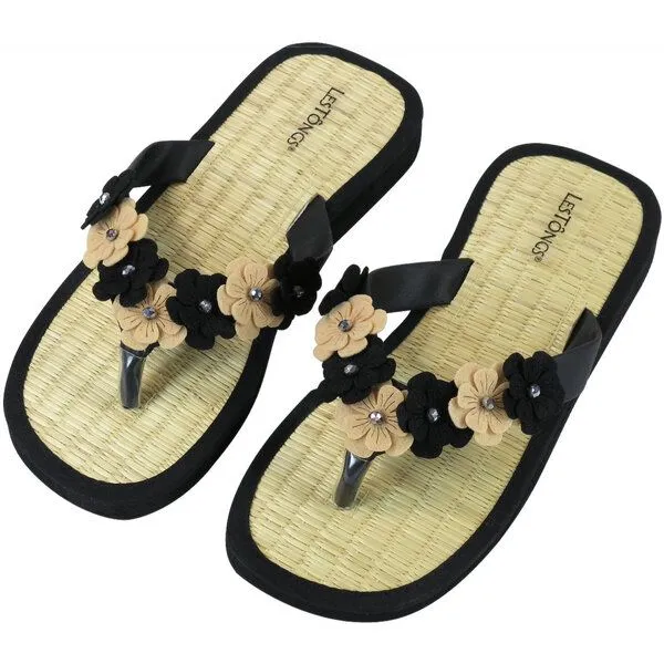 Les Tôngs Les Tôngs Zimtlatschen Sakura, Schwarz, – Produktbild 1 von 1