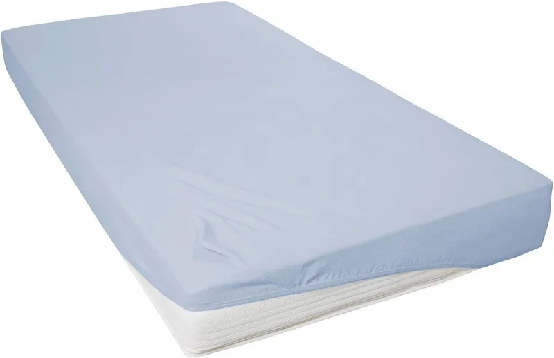 Primera Spannbettlaken Teddy-Flausch für Kinder, Biber, Gummizug: rundum, (1 Stück), Geeignet für Größe 70x140 cm, kuschelig weich, Blau, – Produktbild 2 von 5
