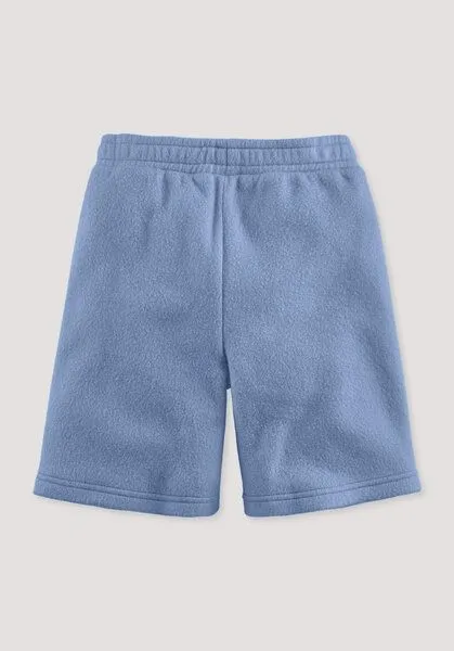 hessnatur hessnatur Fleece Shorts aus reiner Bio-Baumwolle, Rivierablau, – Produktbild 3 von 4