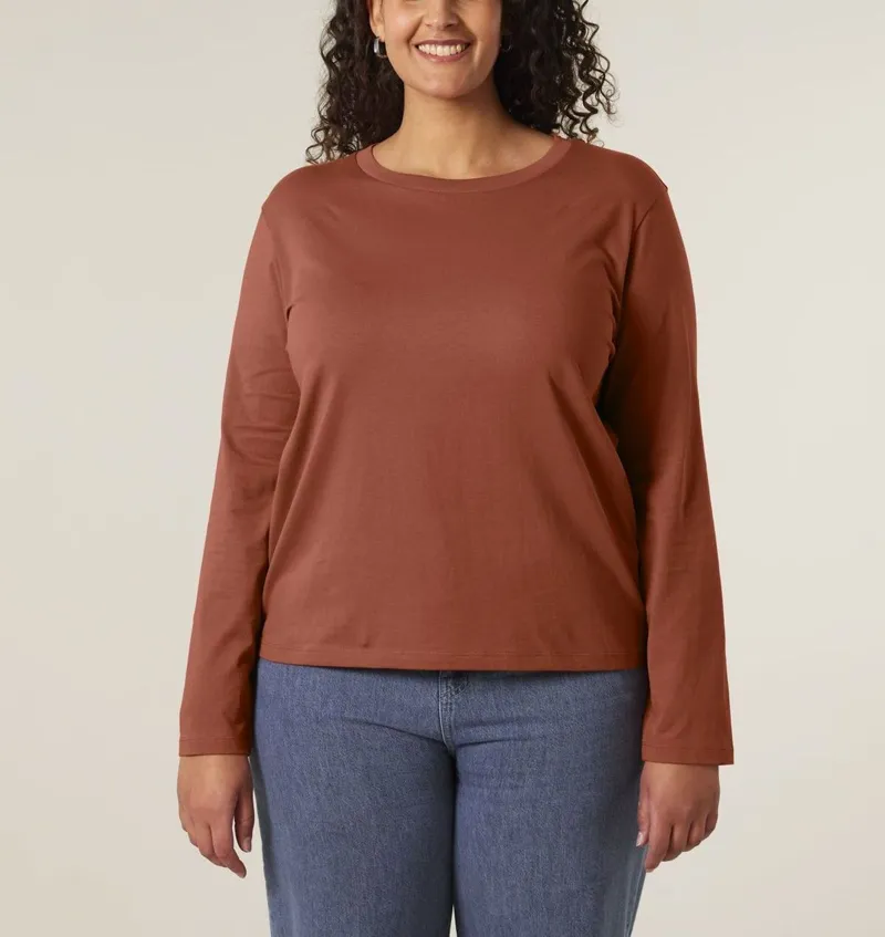 UNIPOLAR UNIPOLAR Basic Longsleeve Music, Heritage brown, – Produktbild 1 von 1