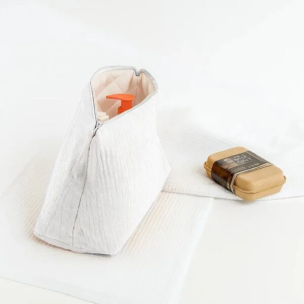 PAPATE PAPATE Bio-Baumwoll-Kulturtasche, Weiss, – Produktbild 7 von 7