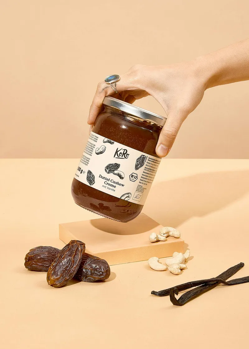 KoRo Bio Dattel Cashew Creme 500 g – Produktbild 3 von 5