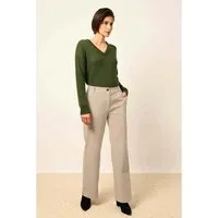 EKYOG EKYOG Bio-Damen-Hose 'RANSARD' mit geradem Bein, vanille, Gr. 36 – Produktbild 1 von 1