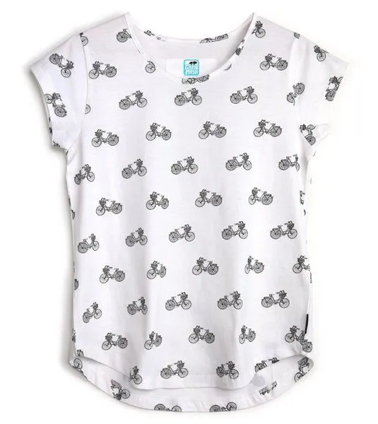 Gary Mash GARY MASH Shirt Asheville Fahrräder aus Bio-Baumwolle, Weiß, – Produktbild 1 von 4