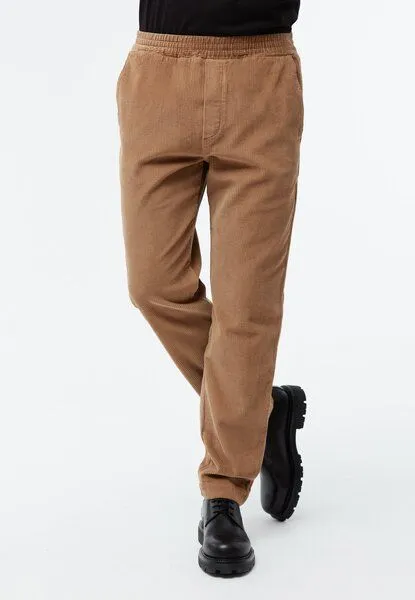 Givn Berlin Givn Berlin Cordhose GBERIC aus Bio-Baumwolle mit elastischem Bund, Dark camel, – Produktbild 4 von 4