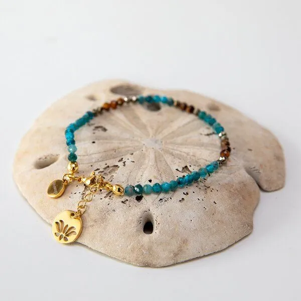 Divasya Divasya Armband aus Apatit & Tigerauge – Produktbild 3 von 4