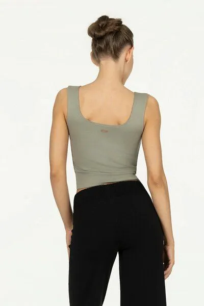 Urban Goddess Urban Goddess Ansuya Yoga Crop Top, Smokey quartz (grau), – Produktbild 1 von 4