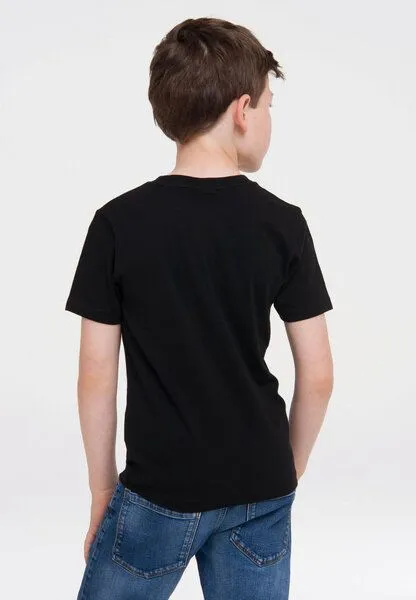 LOGOSH!RT LOGOSH!RT - Star Wars - Droide - R2-D2 - Kinder Bio T-Shirt Print, Schwarz, – Produktbild 4 von 4