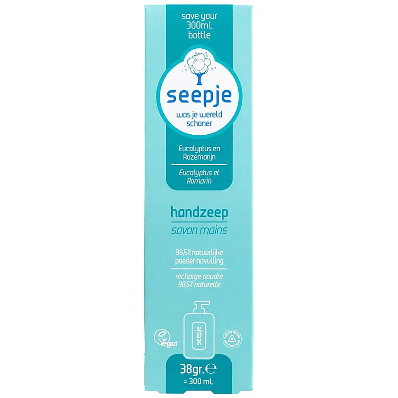 Seepje Seepje Handseife Eukalyptus & Rosmarin Nachfüllpackung – Produktbild 1 von 1