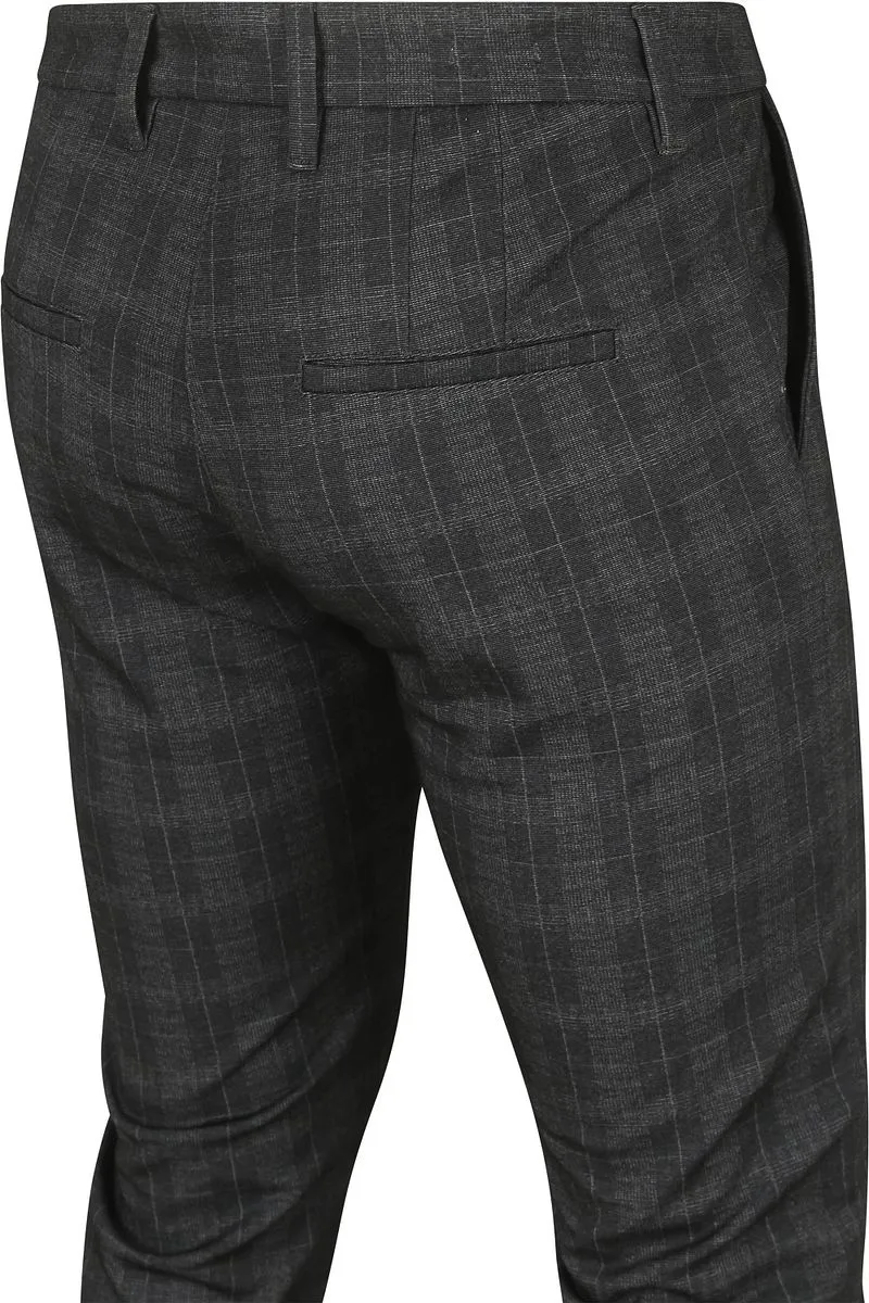 MAC Mac Chino Griffin Karo Anthrazit - Größe W 36 - L 32, Grau, – Produktbild 3 von 4