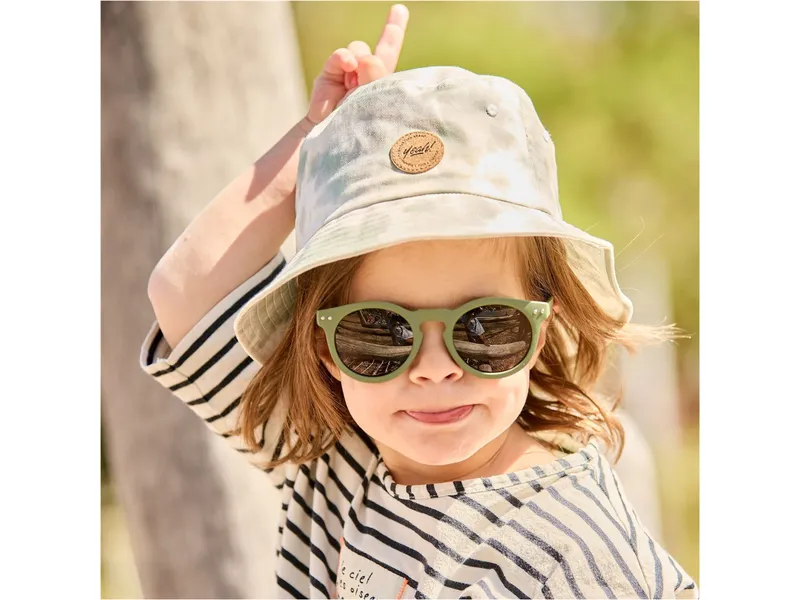 Maximo KIDS-Sonnenbrille, UV 400, retro tee Onesize, 6-7 Jahre, Grün, – Produktbild 2 von 2