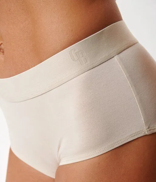 Copenhagen Bamboo 3 Stück cremefarbene Bambus-Hipster-Slips – Produktbild 4 von 4