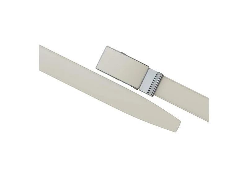 KMISSO Ledergürtel Modischer Damen Gürtel in großen Größen – Automatikverschluss – stufen (1-St) im eleganten Look, Beige, – Produktbild 4 von 5