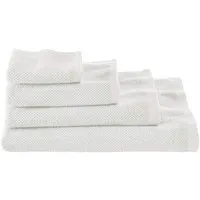 hessnatur hessnatur Frottier-Handtuch mit Reiskornstruktur aus reiner Bio-Baumwolle, Naturweiss, – Produktbild 3 von 5
