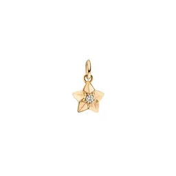 Maren Jewellery Stardust Stern Anhänger - 18K Gelbgold & Labordiamant – Produktbild 1 von 1