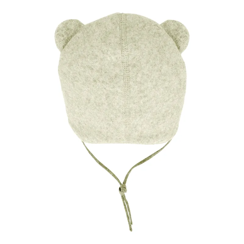 Maximo Maximo Baumwollfleece-Mütze mit Ohren, Gruen, – Produktbild 1 von 2