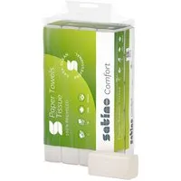 Satino Satino Comfort Papierhandtücher Format Tissue, W-Falz, 20,6 x 23 cm, 3.000 Blatt, weiß – Produktbild 1 von 1