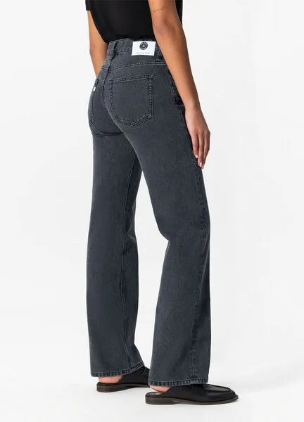 MUD Jeans MUD Jeans Jeans - Loose Jamie - aus Bio-Baumwolle, Used black (schwarz), – Produktbild 2 von 3