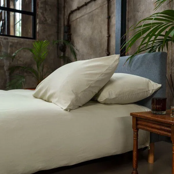 Kayori Kayori Edo Bettwäsche Baumwolle-Satin, Champagner, – Produktbild 1 von 2