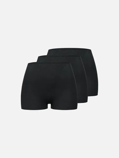 erlich textil erlich textil Light Touch Panty im 3er Pack aus weichem Modal, made in Europe, Schwarz, – Produktbild 2 von 6