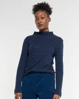 Alma & Lovis Alma & Lovis Turtleneck Ringelshirt aus softer Bio-Baumwolle | Ringel Turtleneck – Produktbild 1 von 1