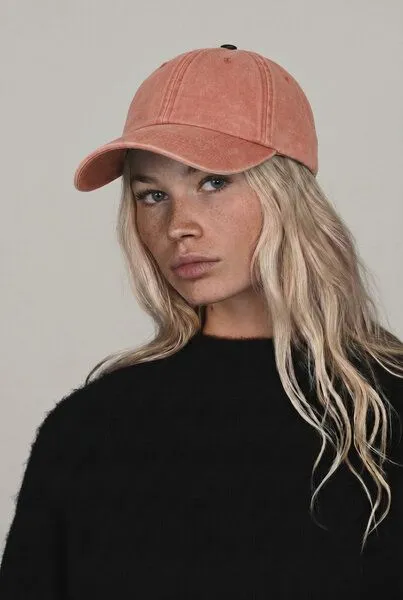 Lou-i Lou-i Cap Vintage Style Baumwolle, Terracotta, – Produktbild 3 von 4