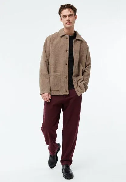 Givn Berlin Flanellhose Modell: Helge, Burgundy, – Produktbild 2 von 5