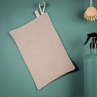 nahtur design nahtur-design Putzlappen 2-lagig aus Bioleinen und Baumwolle, Braun, – Produktbild 1 von 1