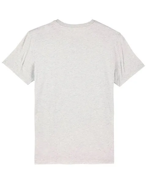 Human Family Human Family Bio Unisex Rundhals T-Shirt "Create - Simplicity", Grau-meliert, – Produktbild 4 von 4
