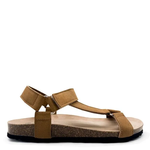 thies Vegane "thies ® Eco Bio Trek" Sandale aus recycelten Flaschen, Cognac, – Produktbild 1 von 4