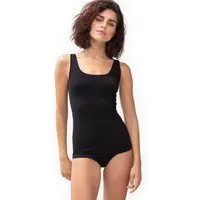 mey Mey Damen Top Unterhemd aus Bio-Baumwolle GRÜNER KNOPF 25816, Schwarz, – Produktbild 1 von 1