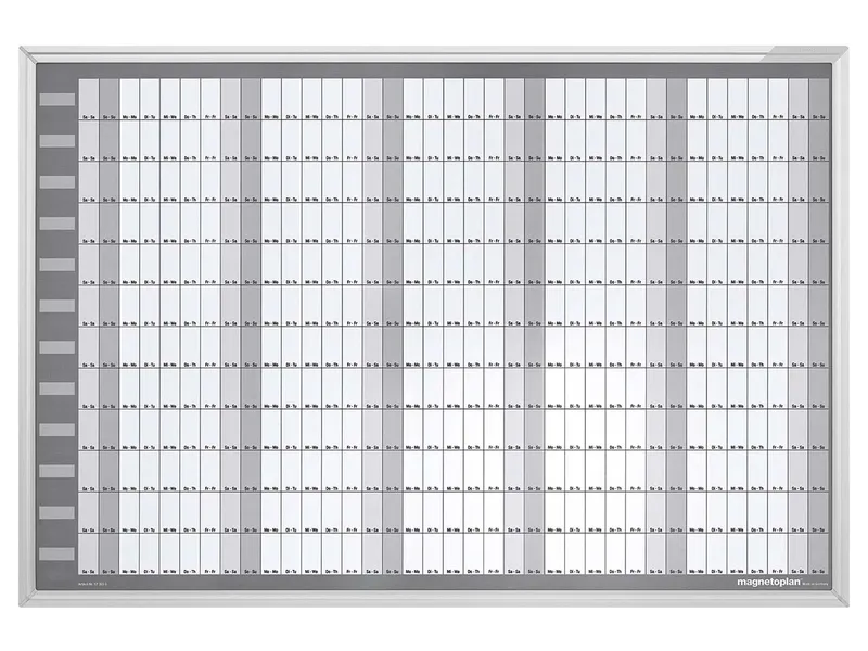 magnetoplan magnetoplan Whiteboard 'Manager' Plantafel, Jahresplaner – Produktbild 2 von 3