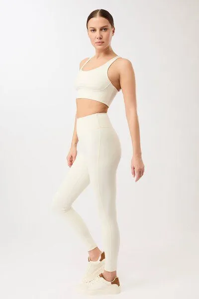 mandala Mandala Sporty Vibe Leggings, Morning (weiß), – Produktbild 4 von 4