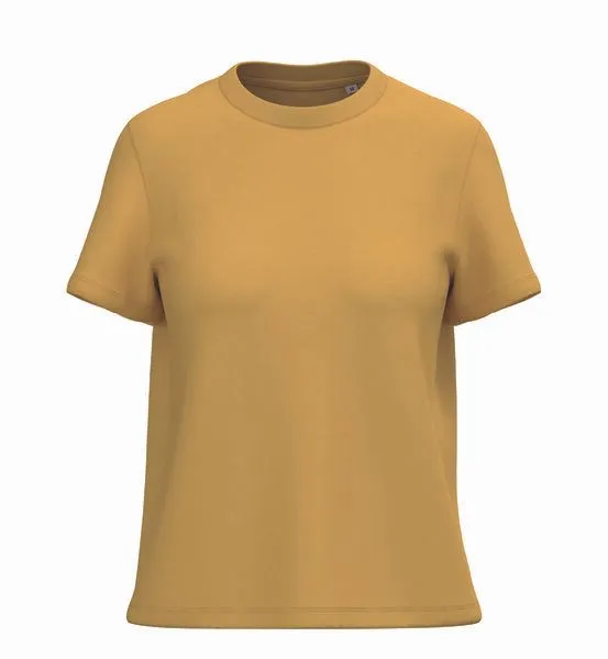 Greenspired Greenspired Damen Basic T-Shirt aus 100 % Bio-Baumwolle – weicher Jersey, 180 g/m², Sonnengelb, – Produktbild 1 von 1