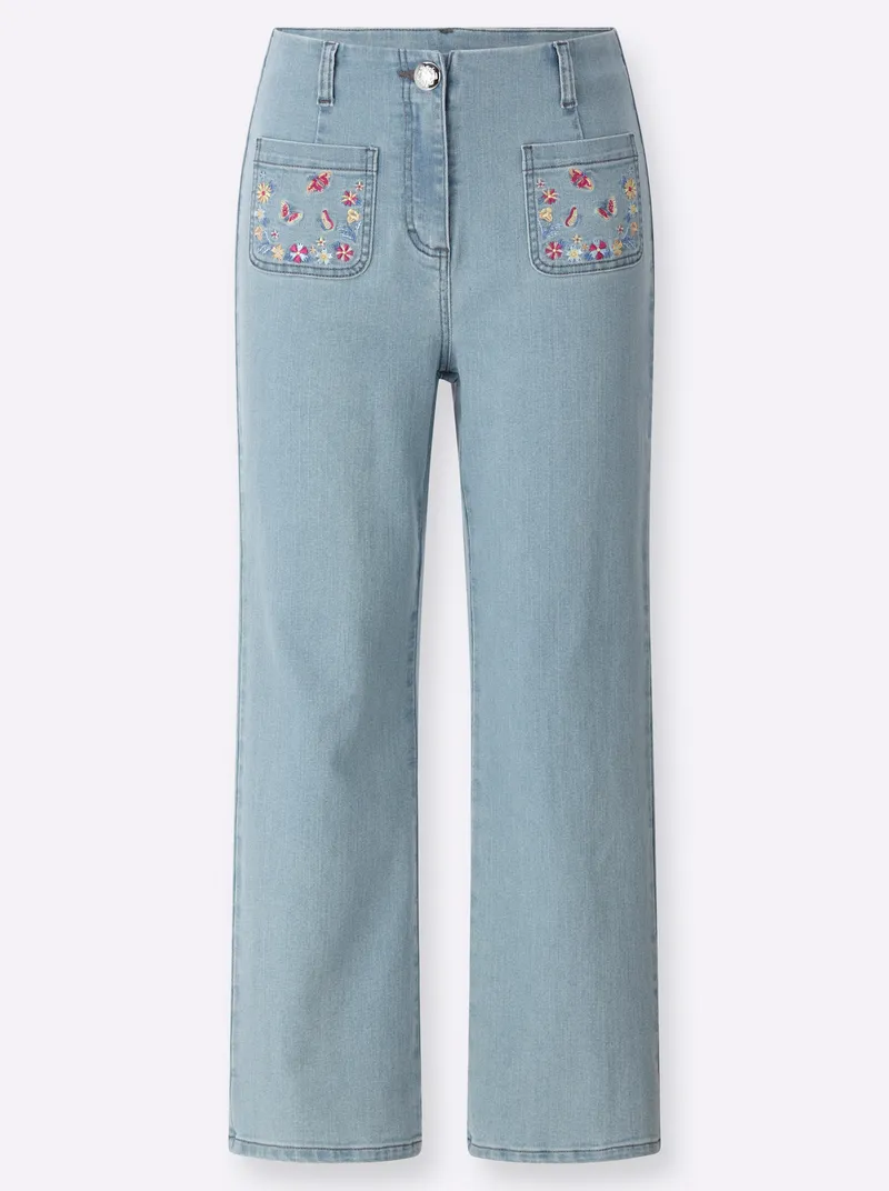 Witt 7/8-Jeans blue-bleached, Blue-bleached, – Produktbild 1 von 2
