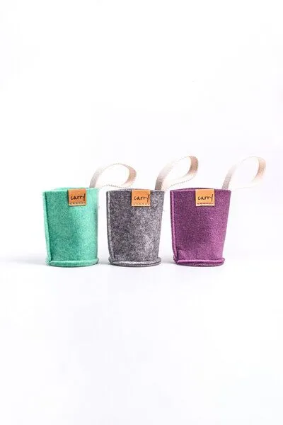 Carry Bottles Carry Bottles Carry Sleeve Filztasche 0.4l, Minze, – Produktbild 4 von 4