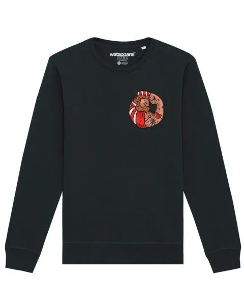 watapparel watapparel Sweatshirt Unisex Seemann, Black, – Produktbild 1 von 3