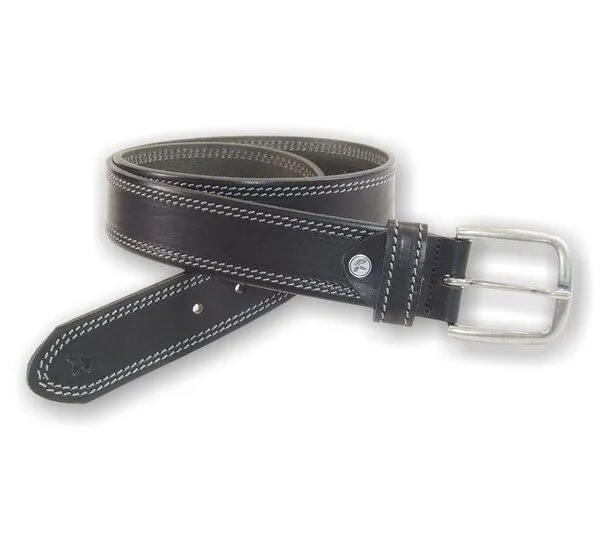 Greenbelts Greenbelts Herren Ledergürtel YORK, Schwarz, – Produktbild 4 von 4