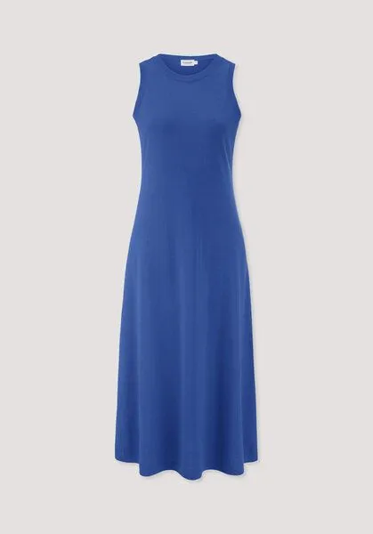 hessnatur hessnatur Strickkleid Regular aus reiner Bio-Merinowolle, Kobalt, – Produktbild 4 von 4