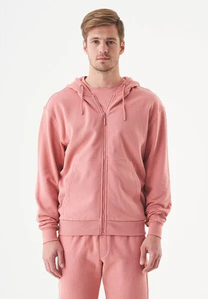 ORGANICATION ORGANICATION ESSENTIALS-JUNDA-Unisex Soft Touch Sweatjacke aus Bio-Baumwolle, Blush, – Produktbild 1 von 4