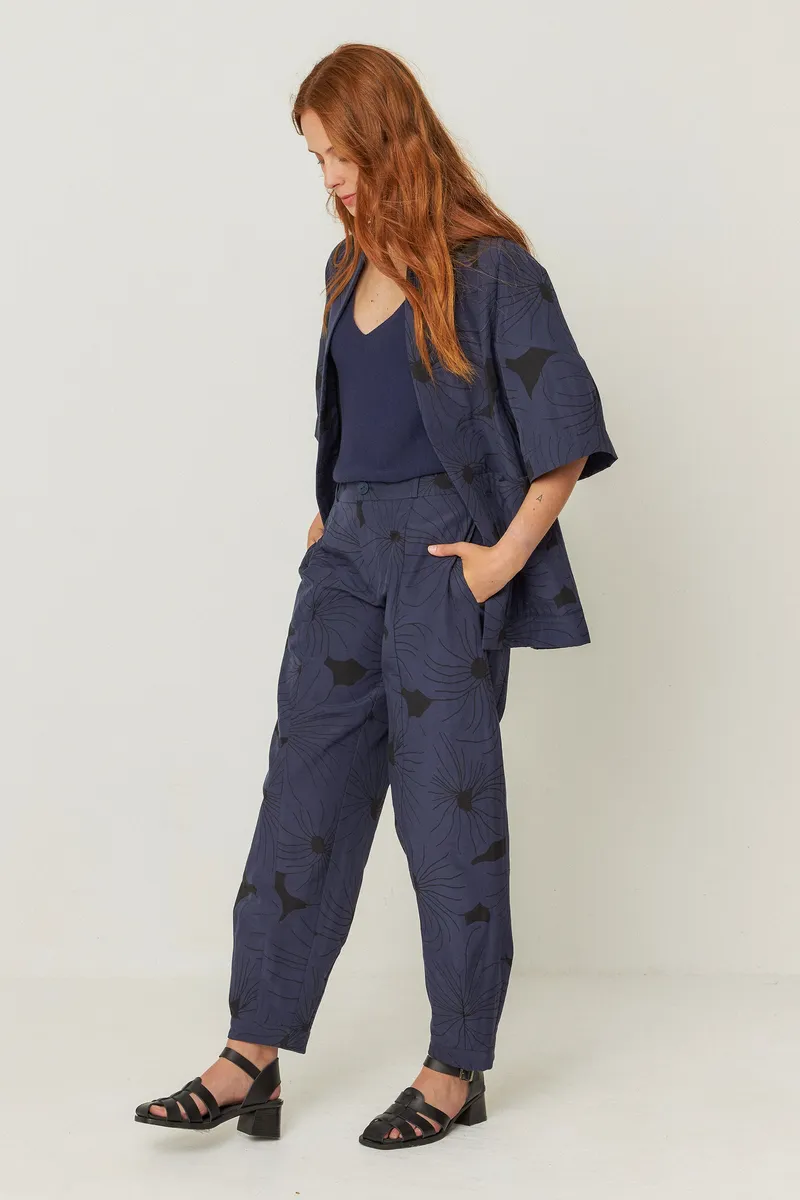 SKFK SKFK Damen vegan Blazer Kanala, Extra dunkelblau, – Produktbild 1 von 2