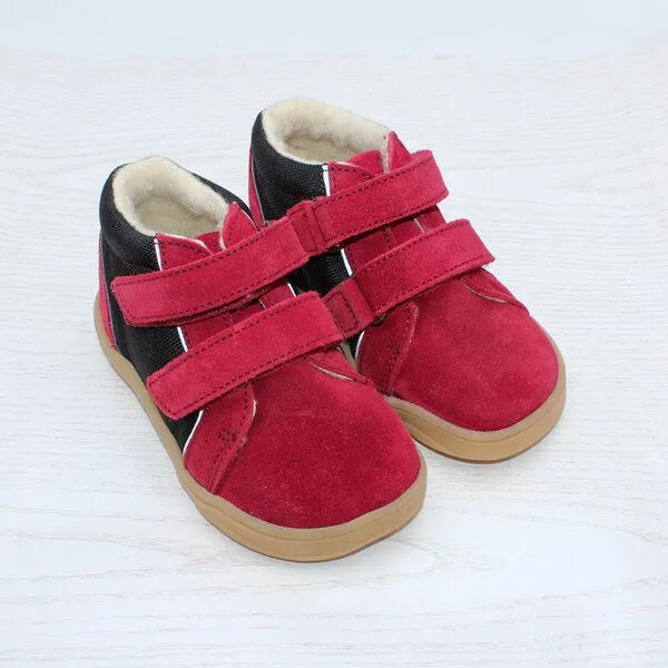 Pololo Pololo Barfuß-Membran-Halbschuh "Mario", gefüttert, Rot, – Produktbild 2 von 4