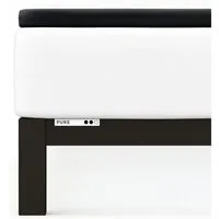 Schlafgut Schlafgut Topper Spannbettlaken Pure - 95% Biobaumwolle, 5% Elasthan - Matratzenhöhe bis 10cm, Off black, – Produktbild 1 von 1