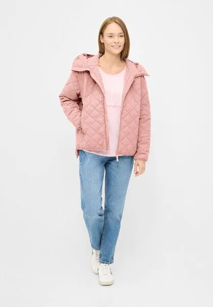derbe derbe Steppjacke „Quiltby Short“, Coral blush, – Produktbild 3 von 4