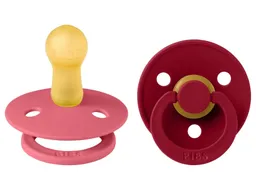 BIBS BIBS Schnuller Naturlatex "Colour" 2er Pack kirschförmig 6-18 Monate – Produktbild 1 von 1