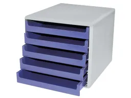 Schubladenbox "Grüne Welle" blaue Schubladen – Produktbild 1 von 1