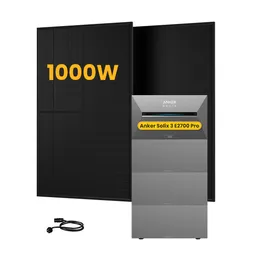 Anker Anker SOLIX Solarbank 3 E2700 Pro, mit 2 x 500W Bifaziale Solarmodule, by Powerness - 10.8kWh / ohne Zubehör / Selbstabholung – Produktbild 1 von 1